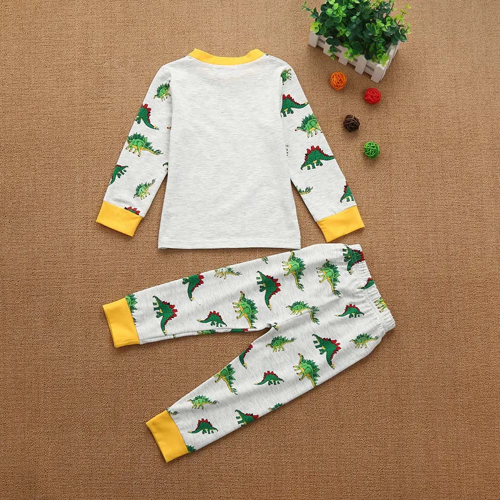 Kids Toddler Baby Girls Boys Cartoon baby girl clothes christmas Tops Pants Outfits Set Pajamas Sleepwear JAN10 | Детская одежда и