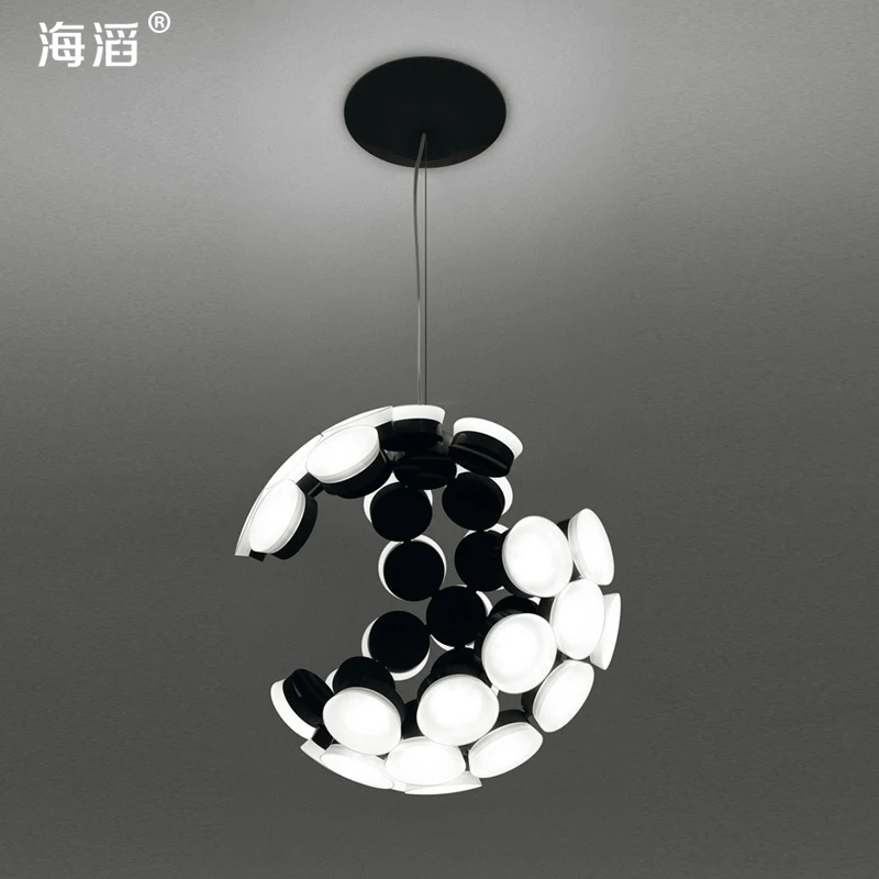 Современный Простой Минималистский Пол Гобл Акриловые LED Подвесной Светильник