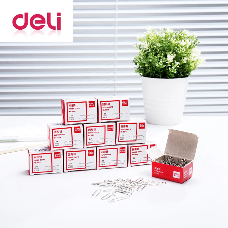 Deli 100 шт./лот милый зажим ажурные металлические зажимы для переплетения
