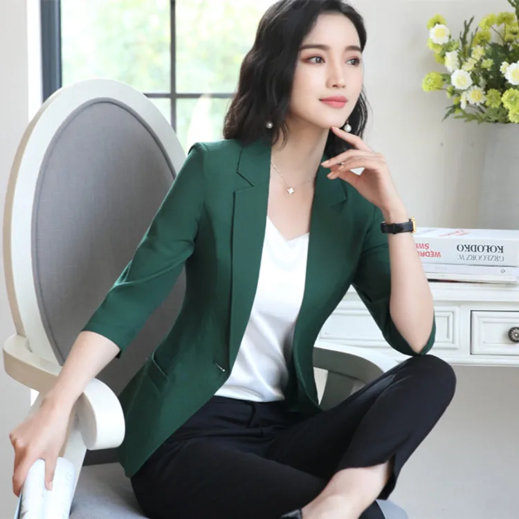 2018 Spring Female Fashion New Business OL Lady Clothing Professional Overalls Blazer Korean Style Career Women | Женская одежда
