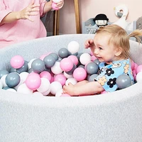100pcslot eco friendly plastic water pool ocean wave ball colorful soft baby funny ball toys stress air ball outdoor fun sports