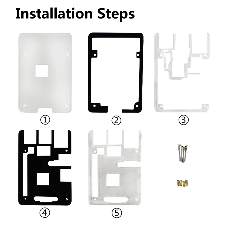 Raspberry Pi 3 B + акриловый чехол Model корпус коробка Купер алюминиевый радиатор кулер