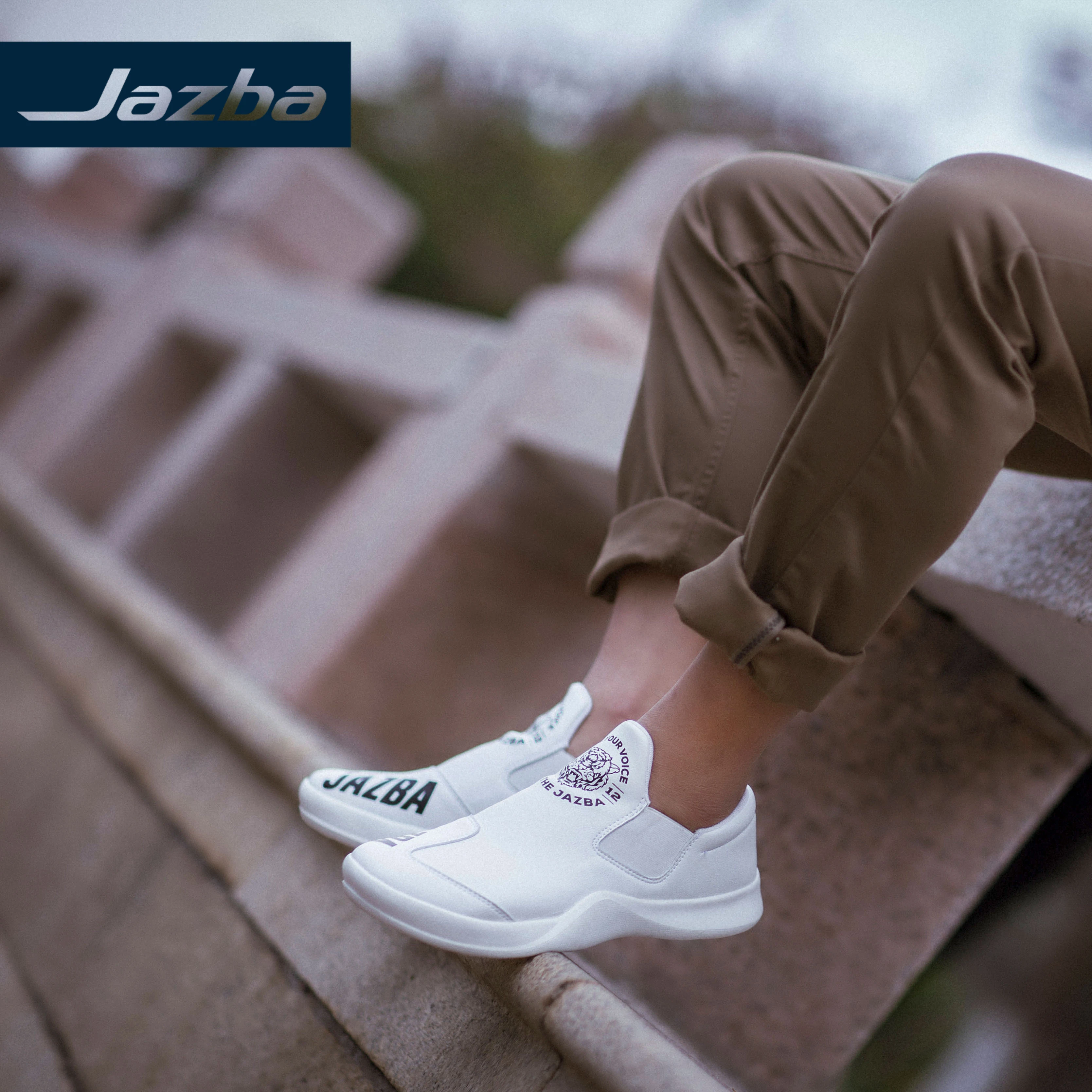 Мужские кожаные кроссовки Jazba RUTBA белые и черные без шнуровки легкие мягкие для