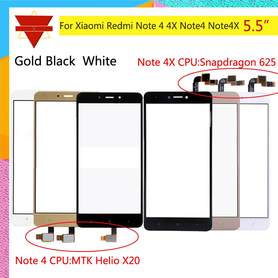 Оригинальный сенсорный экран для Xiaomi Redmi Note 4 4X 10 шт. в комплекте ЖК дисплей