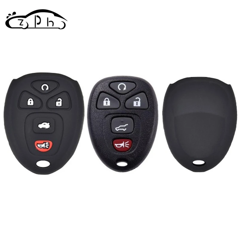 Силиконовый чехол для ключей от машины GMC Buick Enclave LaCrosse Chevrolet Impala Suburban 1500 Pontiac Cadillac