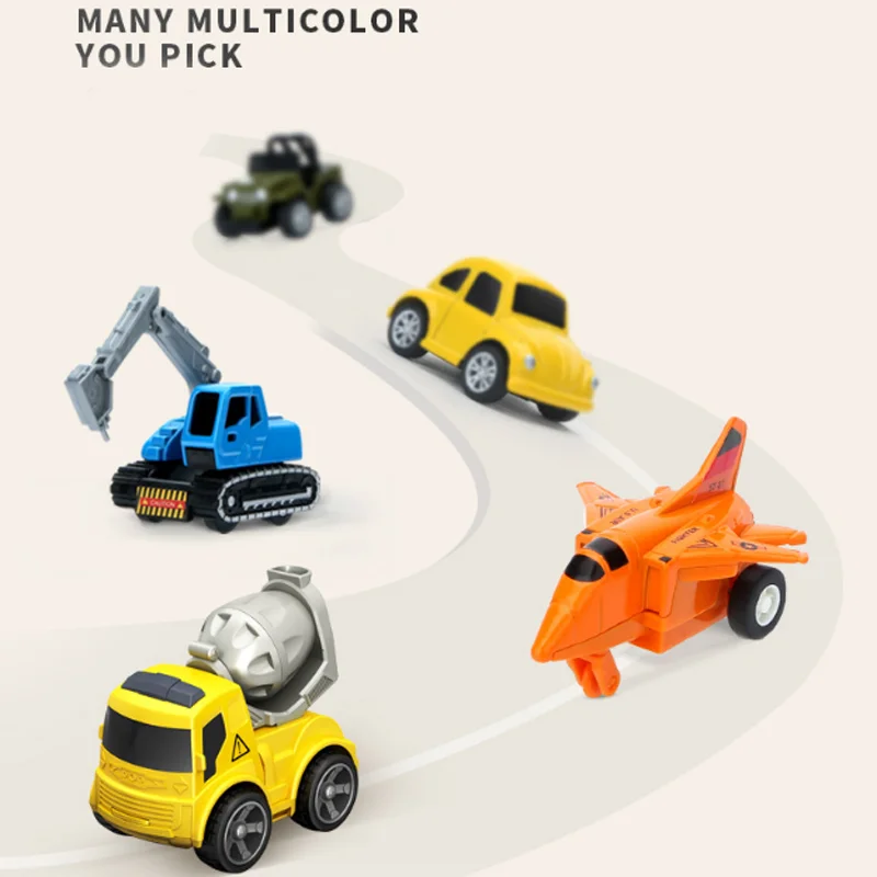 4 шт./компл. красочные электронные игрушки автоматическое управление Diecasts