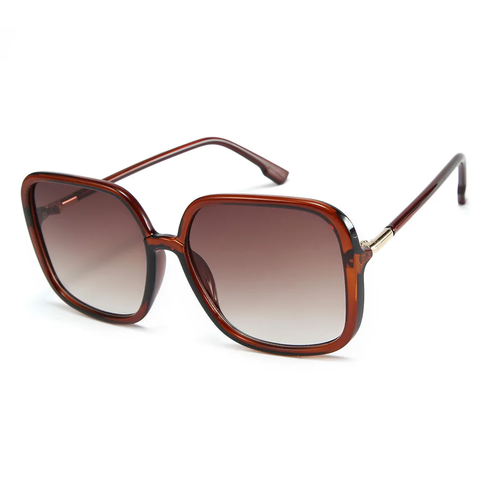 Модные мужские негабаритные Квадратные Солнцезащитные очки для женщин и мужчин