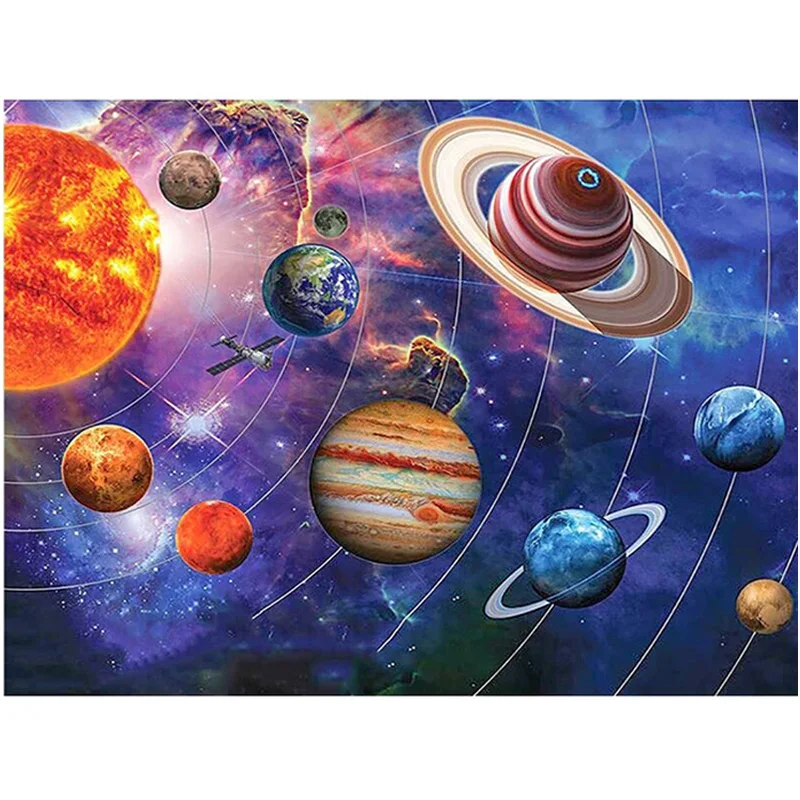 

Solar system planet diamond Embroidery diy diamond painting mosaic diamant painting 3d cross stitch pictures H488