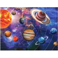 solar system planet diamond embroidery diy diamond painting mosaic diamant painting 3d cross stitch pictures h488