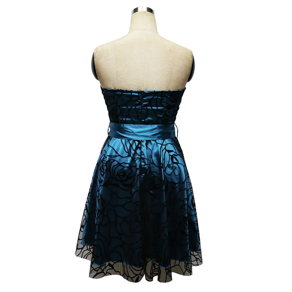 Наивный блеск женское элегантное Сетчатое цветочное флокированное летнее