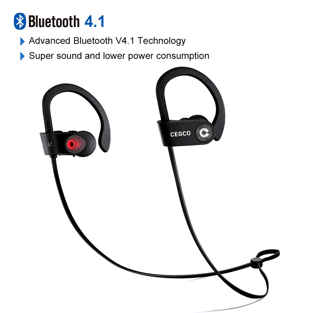 CEGCO LU8i Bluetooth наушники спортивные Беспроводной IPX7 Водонепроницаемый громкой связи