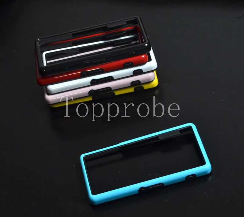 Гибридный мягкий силиконовый защитный бампер с TPU рамкой для Sony Xperia Z3 Compact M55W Mini Rubber Phone Bags Cover + 6-й цвет на.