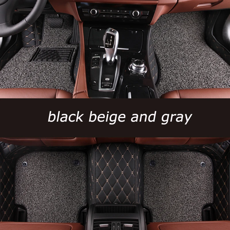 

kalaisike Custom car floor mats For Audi all model A1 A3 A4 A5 A6 A8 A7 Q3 Q5 Q7 S3 S5 S6 S7 S8 R8 TT SQ5 SR4-7 car styling