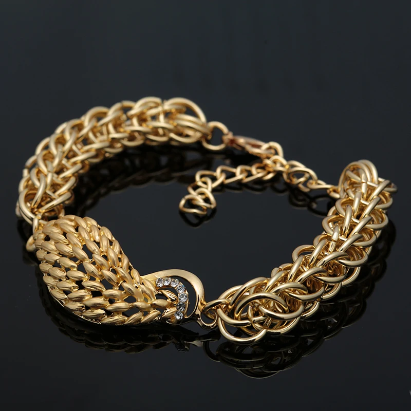 Zuodi 2019 Exquisite Dubai Gold Jewelry Set Brand Nigerian Wedding woman accessories Wholesale statement jewelry set | Украшения и
