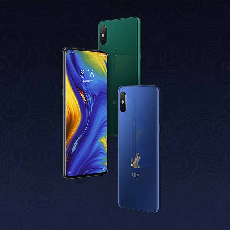Бесплатная беспроводной зарядное устройство Xiaomi mi x 3 8 Гб 256 Snapdragon 845 Octa Core 6 39