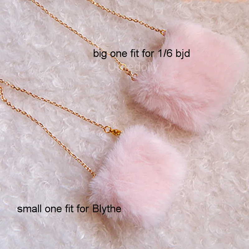1 шт. Повседневная розовая плюшевая Наплечная Сумка для кукол Blyth Pullip Barbies Licca 1/6