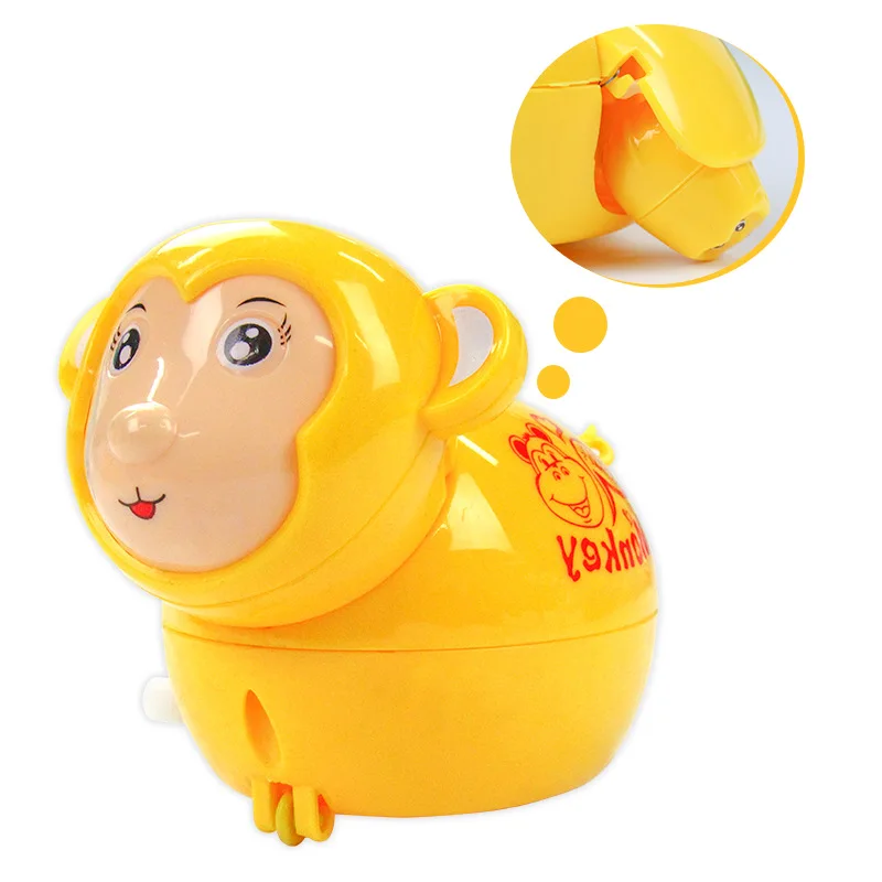 Yellow Monkey Откладывание яиц заводные игрушки игрушечное животное, детские развивающие игрушки инерционная RC детские игрушки заводная игрушка - Цвет: Yellow Monkey