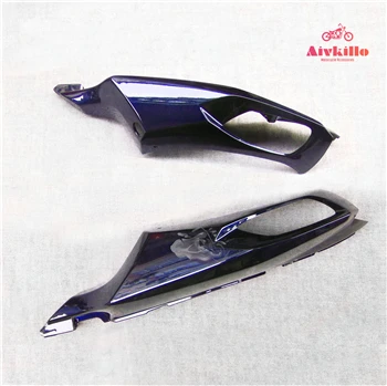 Dark blue Кузов мотоцикла задний боковой обтекатель подходит для Kawasaki Ninja ZX14R 2012- ZX-14R ZZR1400 левый+ правый - Цвет: Dark blue