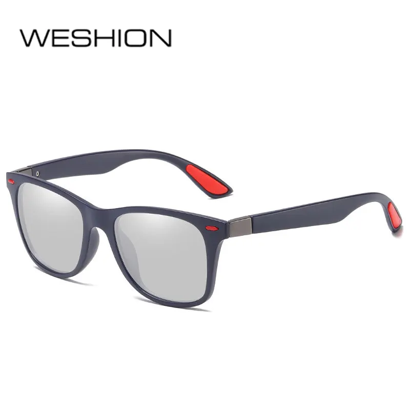 

WESHION винтажные фотохромные солнцезащитные очки для мужчин поляризационные 2018 маленькие ретро очки для вождения мужские солнцезащитные очк...