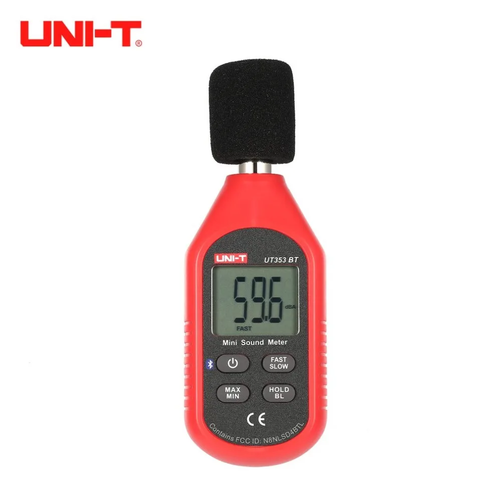 UNI-T UT353BT Bluetooth цифровой ЖК-дисплей Мини измеритель уровня звука Шум аудио датчик