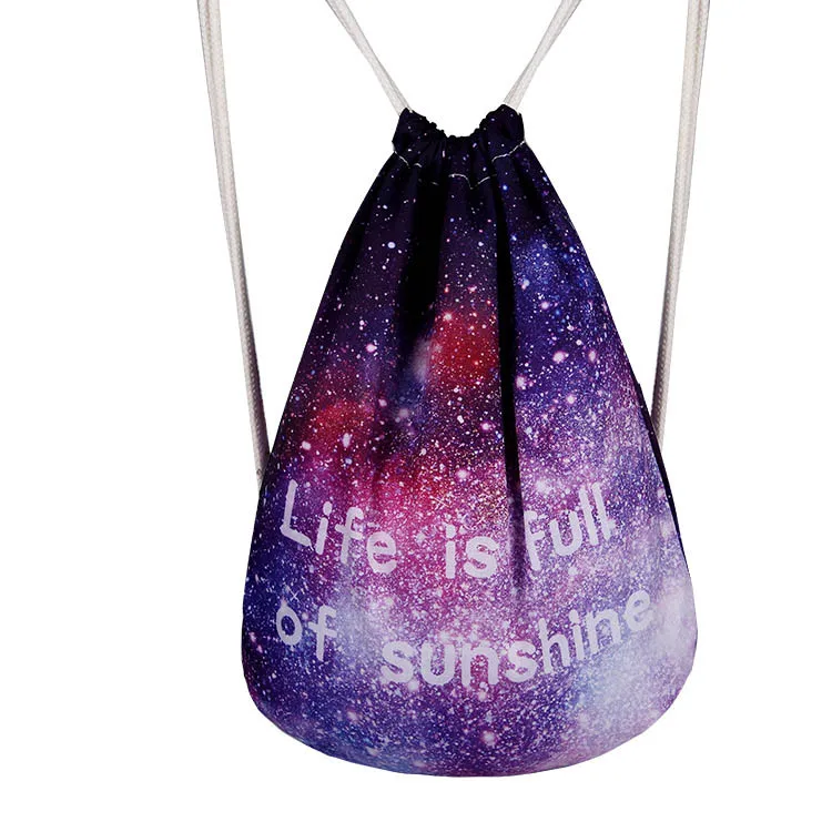 Новое поступление, рюкзаки с принтом звездного неба для девочек-подростко�
