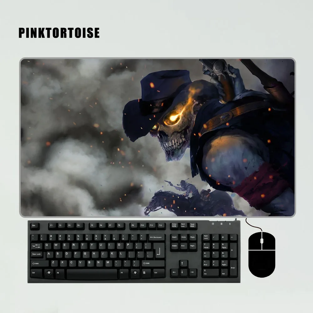 PINKTORTOISE большой коврик для мышки с аниме Ангел воин мыши Противоскользящий