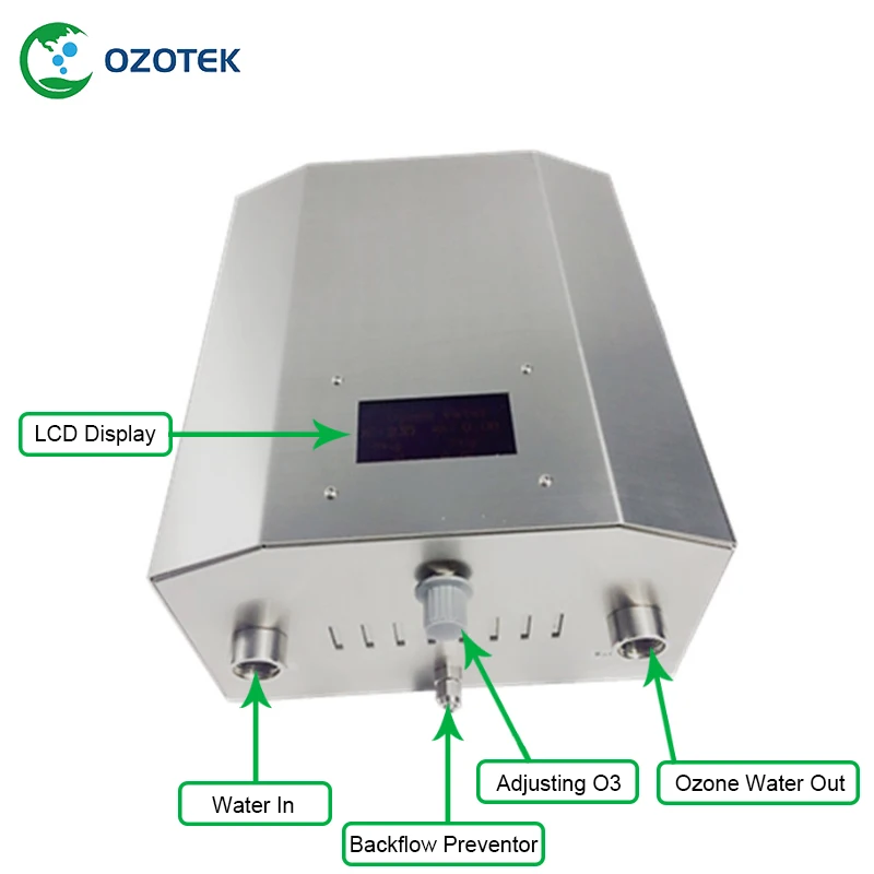 OZOTEK аппарат озонатор воды 220 V/110 V TWO004 1 0 3 PPM для гостиницы и дома Бесплатная
