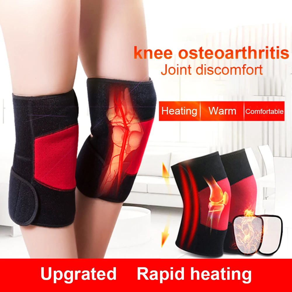 Tourmaline Knee Pads Heating Massage Support Brace Protector Breathable Bandage Professional Body Massage&gt | Красота и здоровье