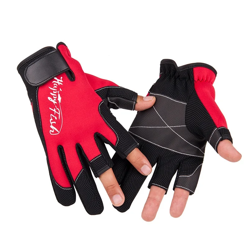 Неопреновые зимние рыболовные перчатки для рыбалки охоты без пальцев