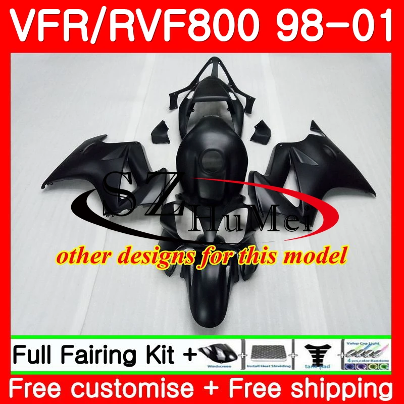 Комплект для HONDA VFR800R перехватчик VFR800 98 99 00 01 112SH.22 VFR 800RR 800 RR VFR800RR 1998 1999 2000 2001