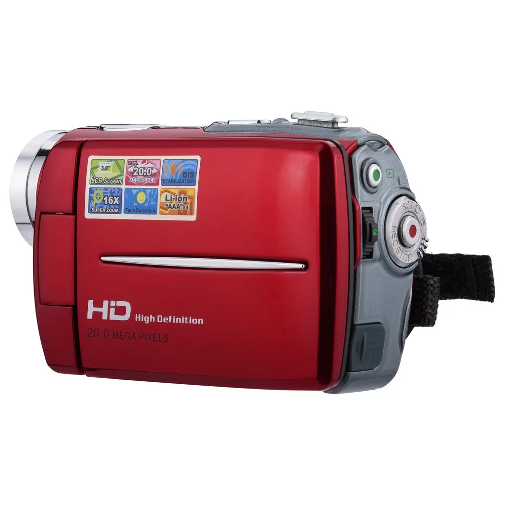 Цифровая камера HD видеокамера Портативная цифровая 16X цифровой зум