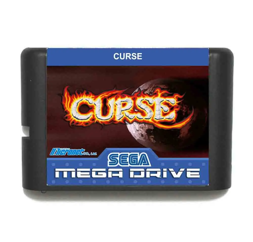 Проклятие to Cart 16 бит MD карточная игра для Sega игры Mega Drive Genesis|16 bit|md game16 bit md |