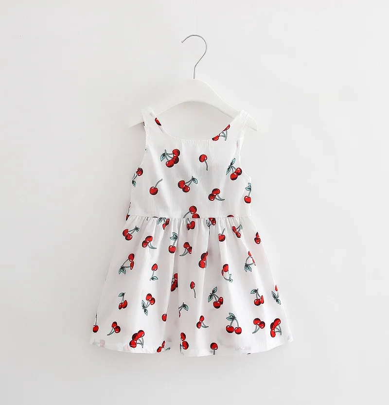 Girl Dress Spring Summer Autumn Animal Print Cotton Sleeveless Sundress Kids Dresses for Girls Princess | Детская одежда и обувь