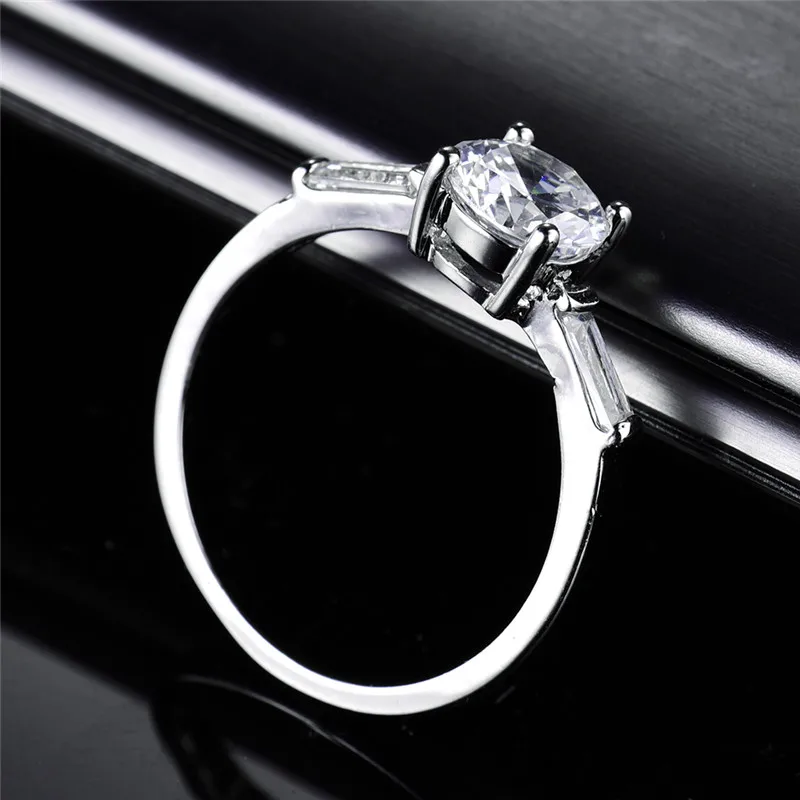 BUDONG модное женское кольцо миди с фианитом Обручальные Кольца Бесконечность