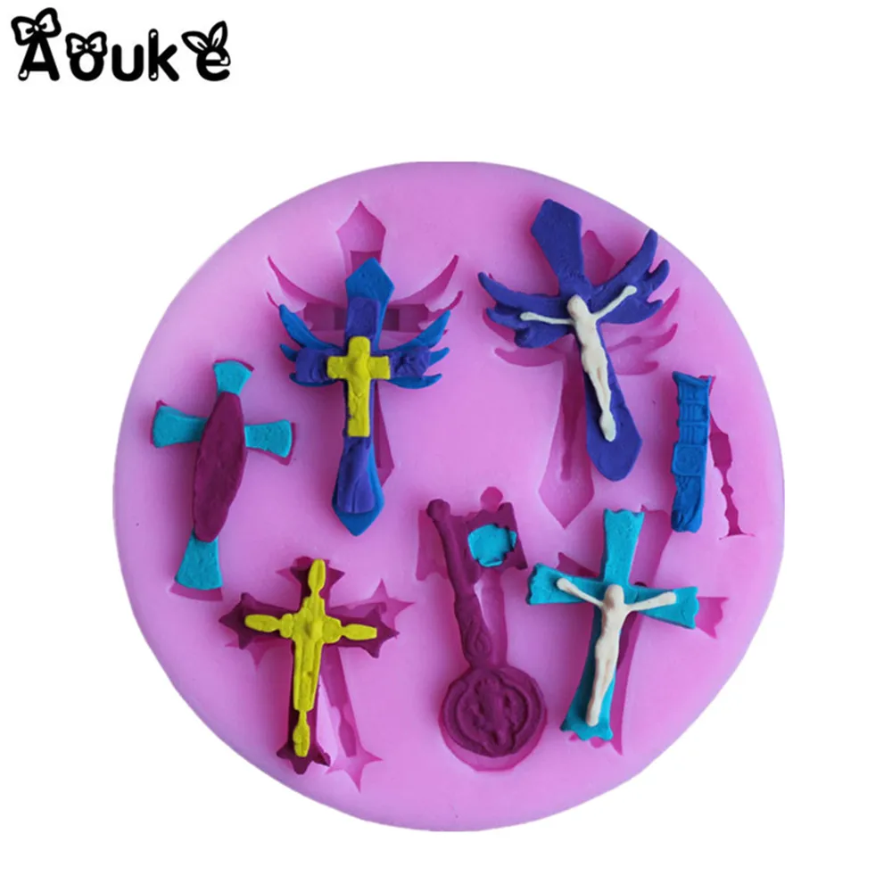 Рельефная силиконовая форма для торта с 3d изображением Иисуса|decorating tools|fondant