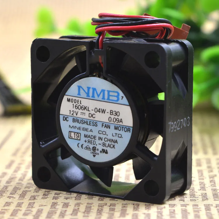 Бесплатная доставка Для NMB 1606KL 04W B30 DC 12 В 0 09a 2 проводной 3 контактный разъем 70 мм