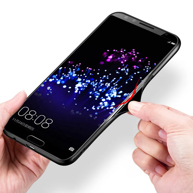 Чехол из закаленного стекла для Huawei Nova 2 s HWI-AL00 мягкий силиконовый чехол с рамкой