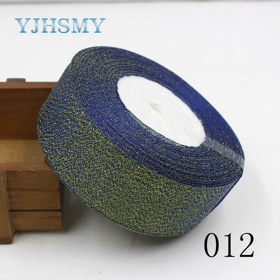 YJHSMY K-171018-38MM 34 Цвет по выбору 1 рулон (25 ярдов) 38 мм зеленый лук лента вечерние