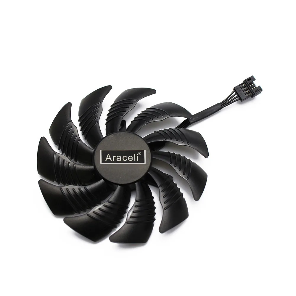 T129215SU 88 мм кулер графической карты вентилятор для REDEON AORUS RX580/570 GIGABYTE GV-RX570AORUS GV-RX580AORUS карты в качестве замены - Цвет лезвия: B