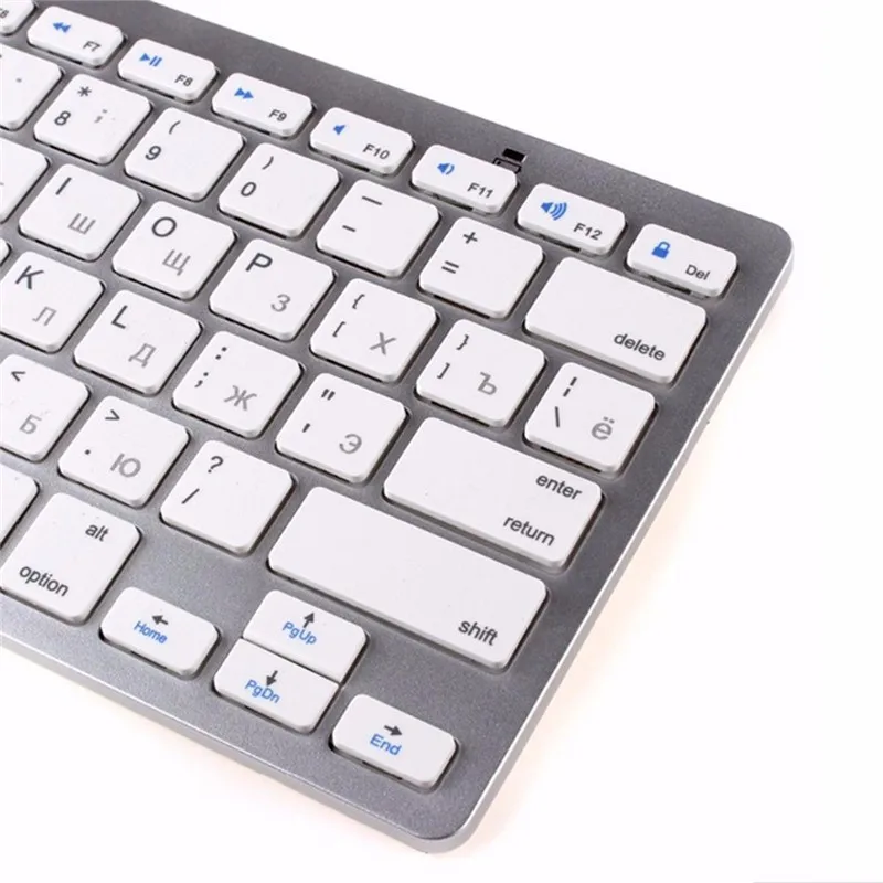 Kemile русский язык Беспроводная Bluetooth 3,0 клавиатура для iPad планшет Bluetooth клавиатура для iPad 3 4 Система IOS клавиатура Apple