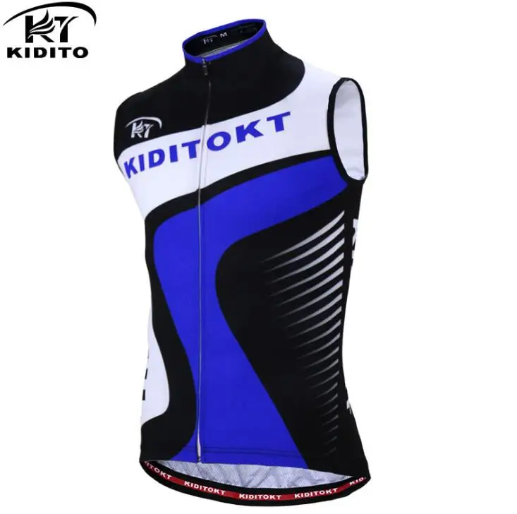 Cycling Jersey only KIDITOKT летняя майка без рукавов для велоспорта MTB велосипед Джерси Ropa Ciclista Hombre Майо Ciclismo гоночный велосипед одежда для мужчин - Цвет: Cycling Jersey only