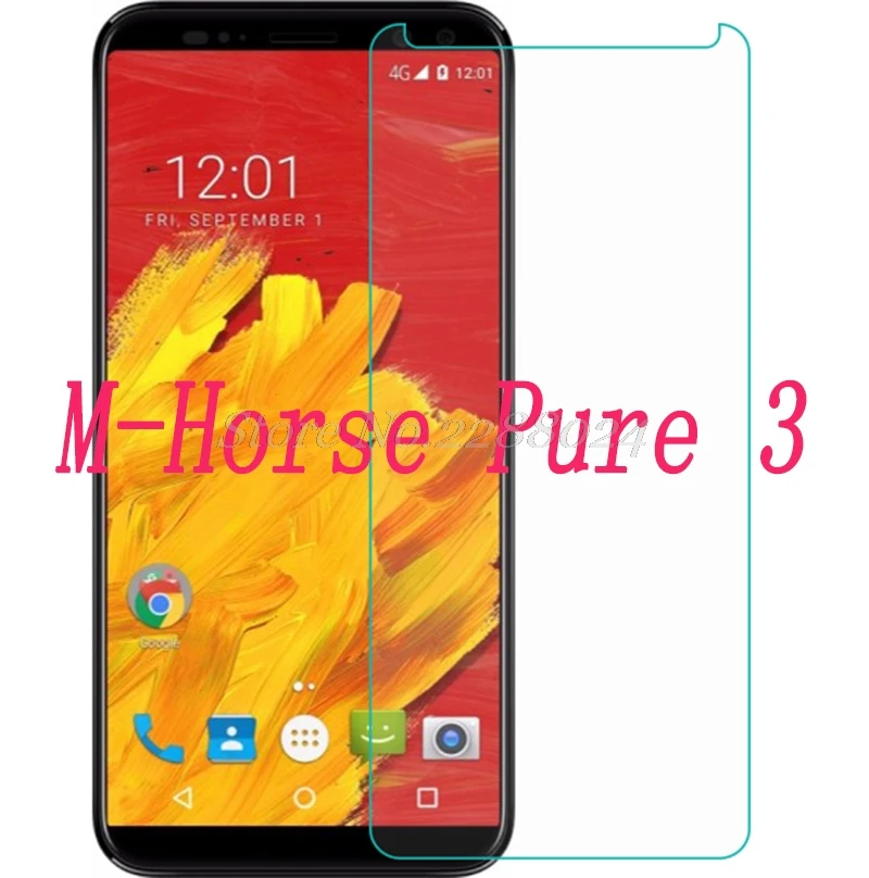 Закаленное стекло 9H для смартфона M Horse Pure 1 2 3 Power Взрывозащищенная защитная