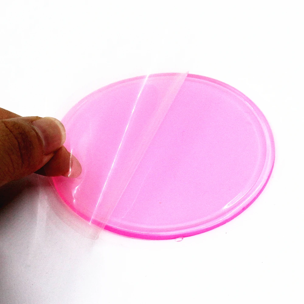 Новинка 1 шт. круглая прозрачная розовая/белая подставка для накладных ресниц