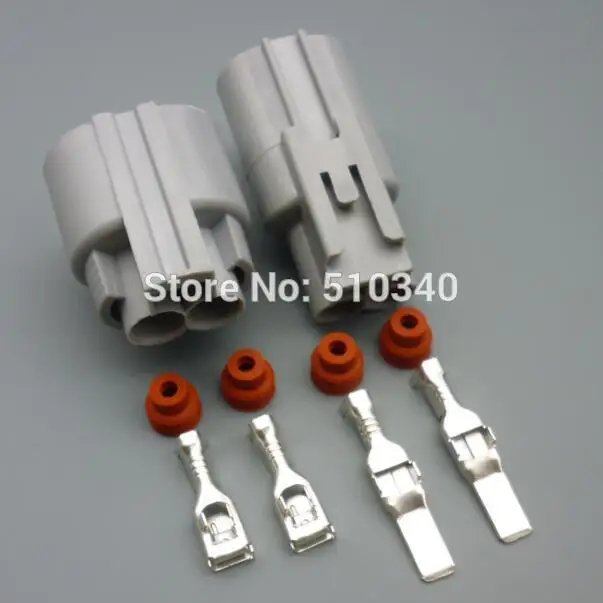 

1set 4.8 Series Waterproof 2 Position Male female Auto Connectors plug