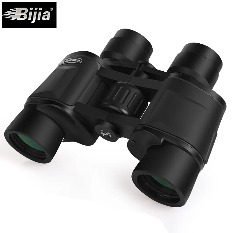 BIJIA бинокль 10X40 Профессиональный охотничий телескоп высокого качества с большим четким видением без инфракрасного водонепроницаемого бинокля черный