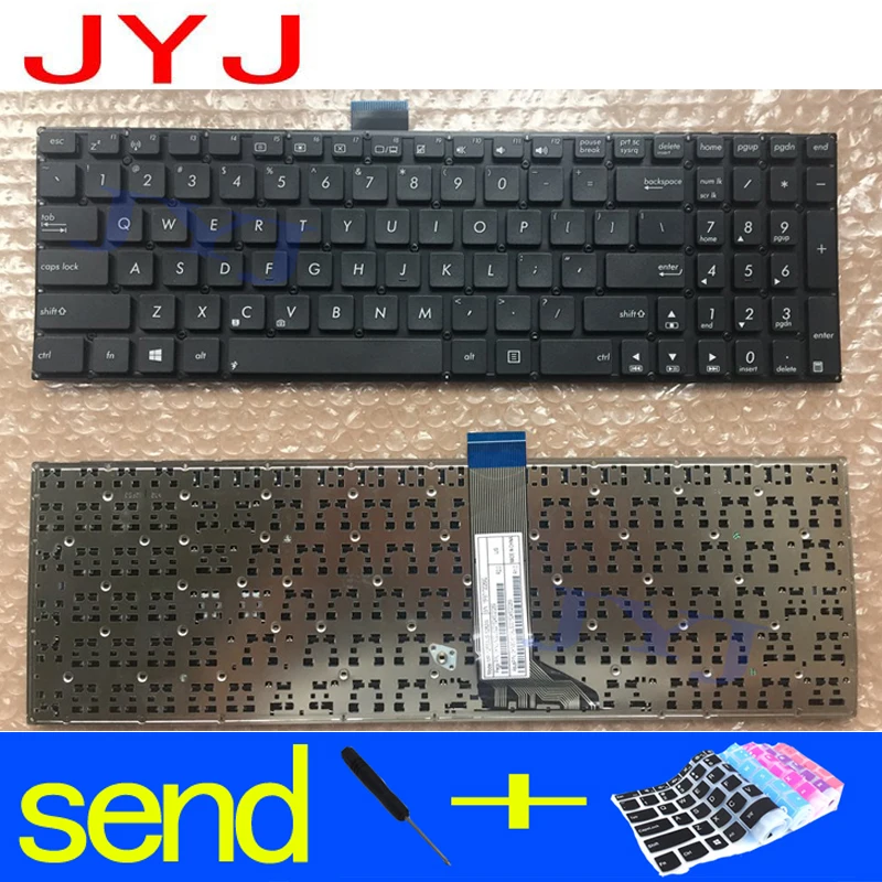 Русская клавиатура для ASUS X502 X502CA X502C F502 F502C F502CA прозрачная защитная