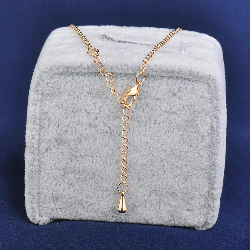 Новинка 2017 модное ожерелье с кубическим цирконием в форме сердца фирменный кулон