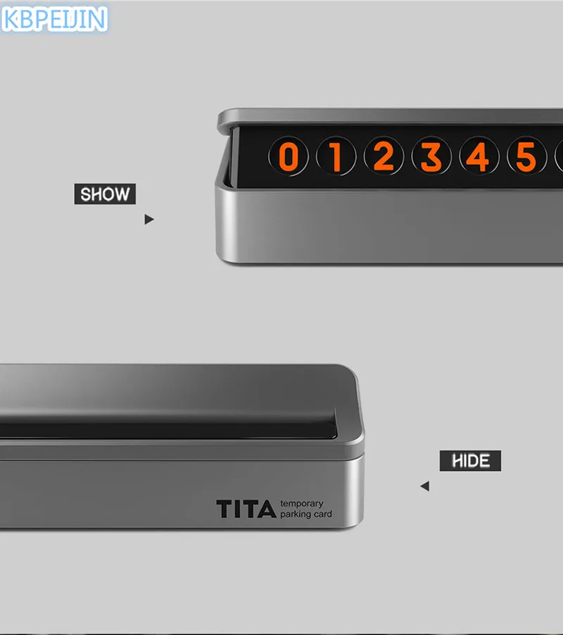 Автомобильный Стайлинг автомобильная Временная парковочная карточка стильная