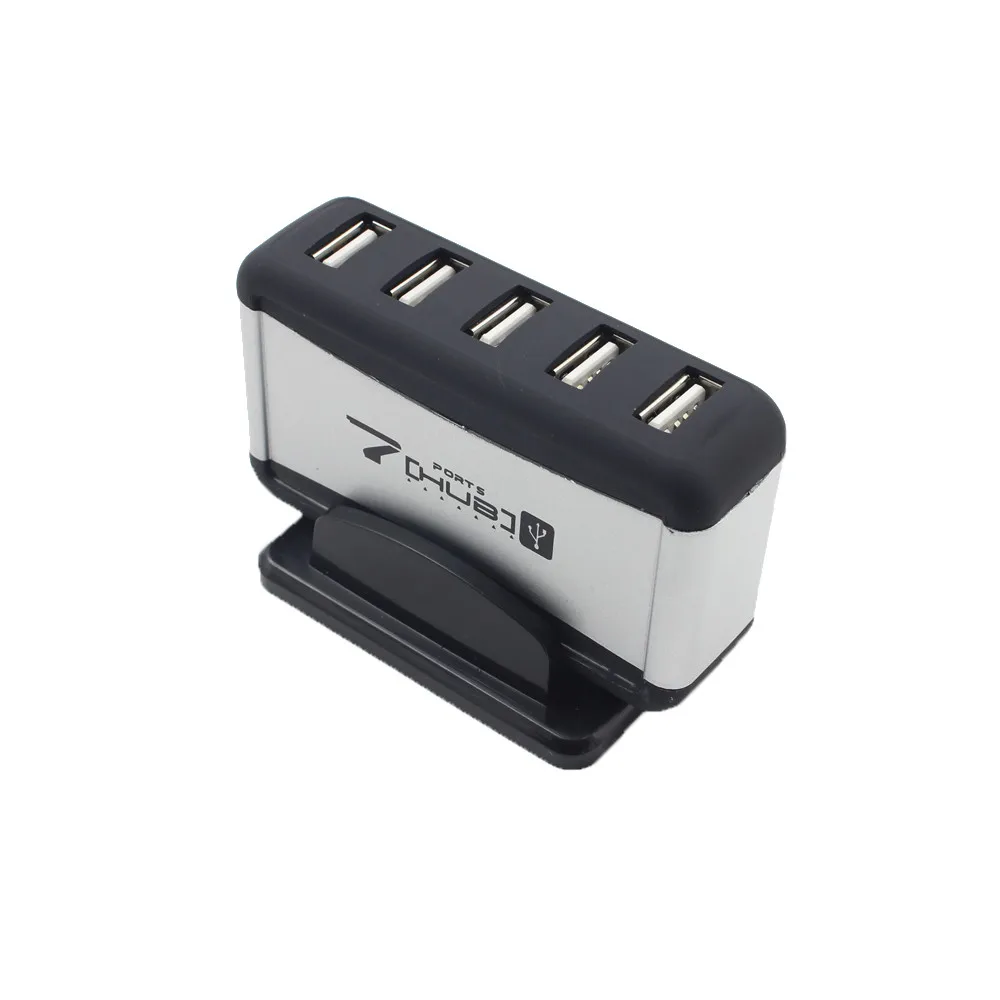 CARPRIE Новый 7 портовый высокоскоростной концентратор USB 2 0 с адаптером питания