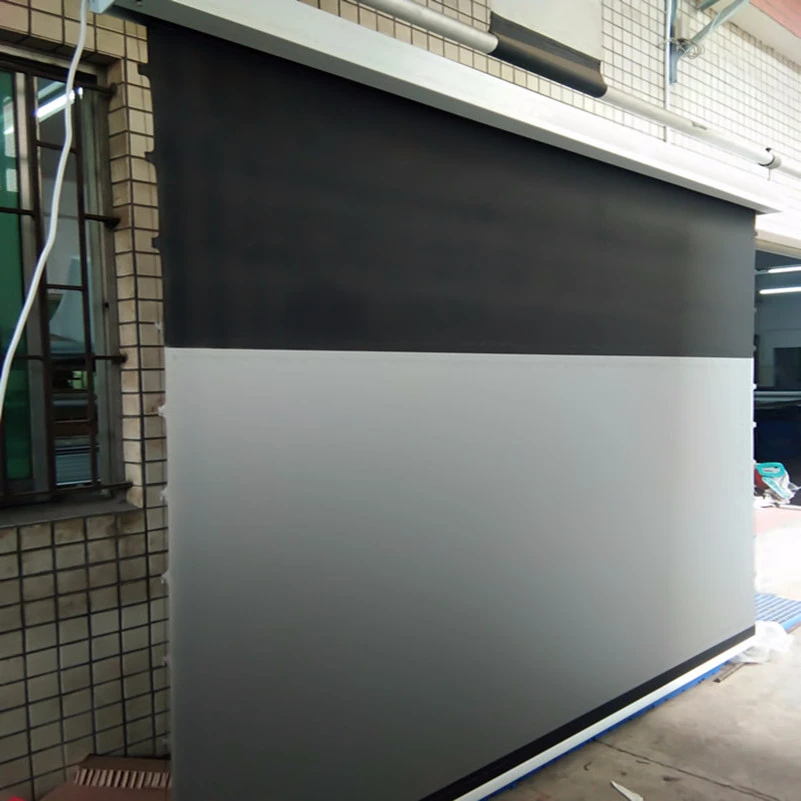 Встроенный встраиваемый экран с креплением на ceilling моторизованный проекционный